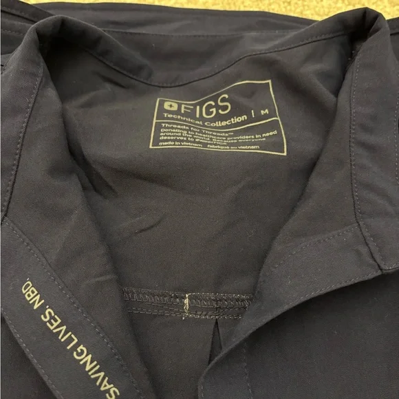 Figs navy scrub SET rafaela top (M) and classic zamora joggers (LP) - Picture 5 of 6